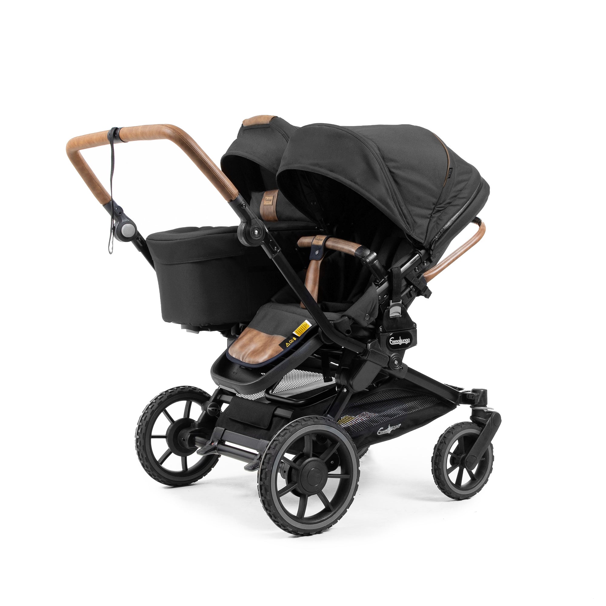 Emmaljunga Double Sento, Outdoor Black