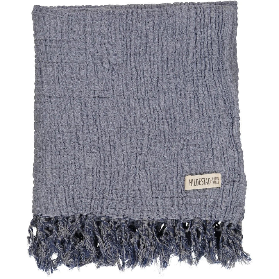 Hildestad Copenhagen tæppe, Dusty Blue