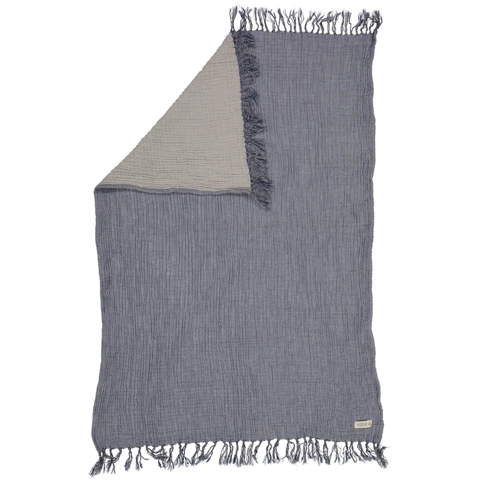 Hildestad Copenhagen tæppe, Dusty Blue