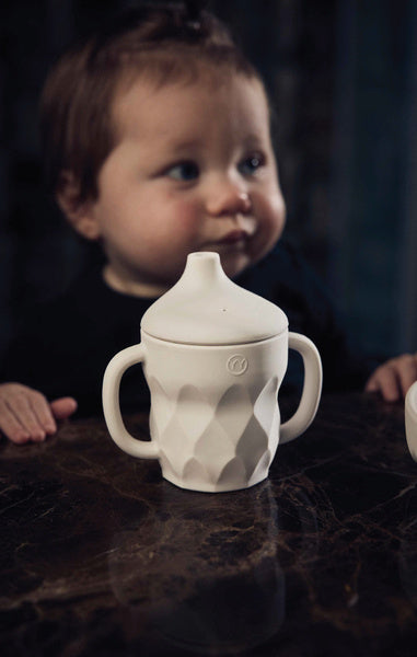 Najell Silikone Kop m. tud, Porcelæn Hvid