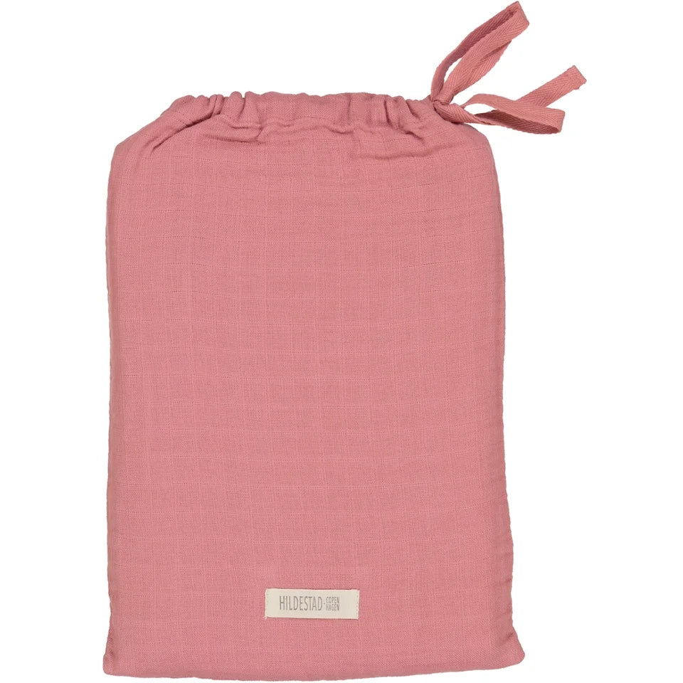 Hildestad Copenhagen Muslin baby sengetøj, Aprikosrose