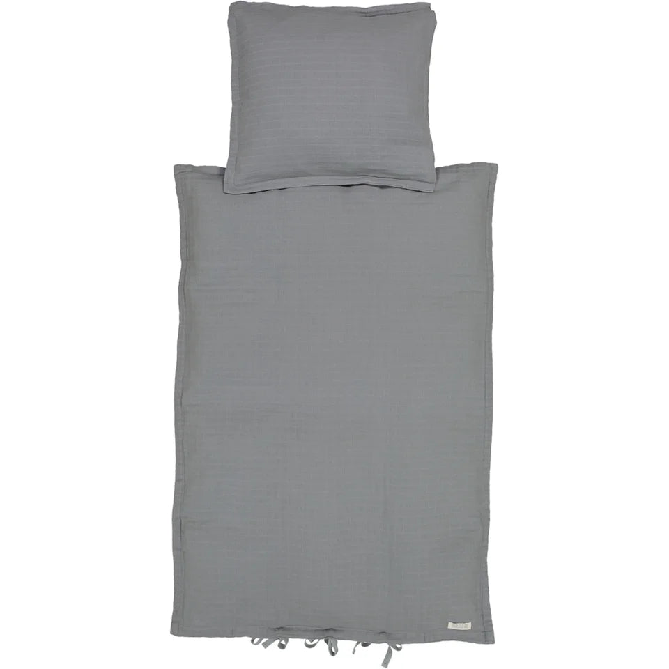 Hildestad Copenhagen Muslin baby sengetøj, Grey