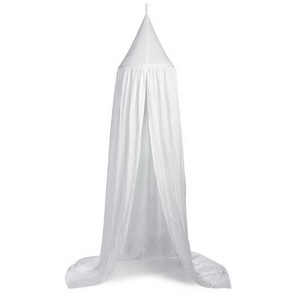 Sengehimmel, Hvid, 255 cm lang
