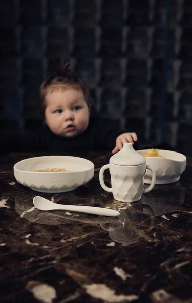 Najell Silikone Service ( 4 dele) Porcelæn Hvid