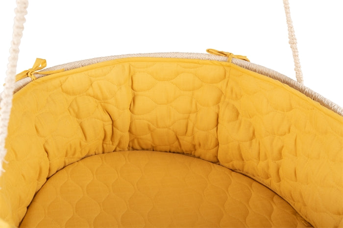 Markland Pure Madras og Sengerand til vugge, Mustard