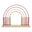 Little Dutch - Regnbue: Abacus pink