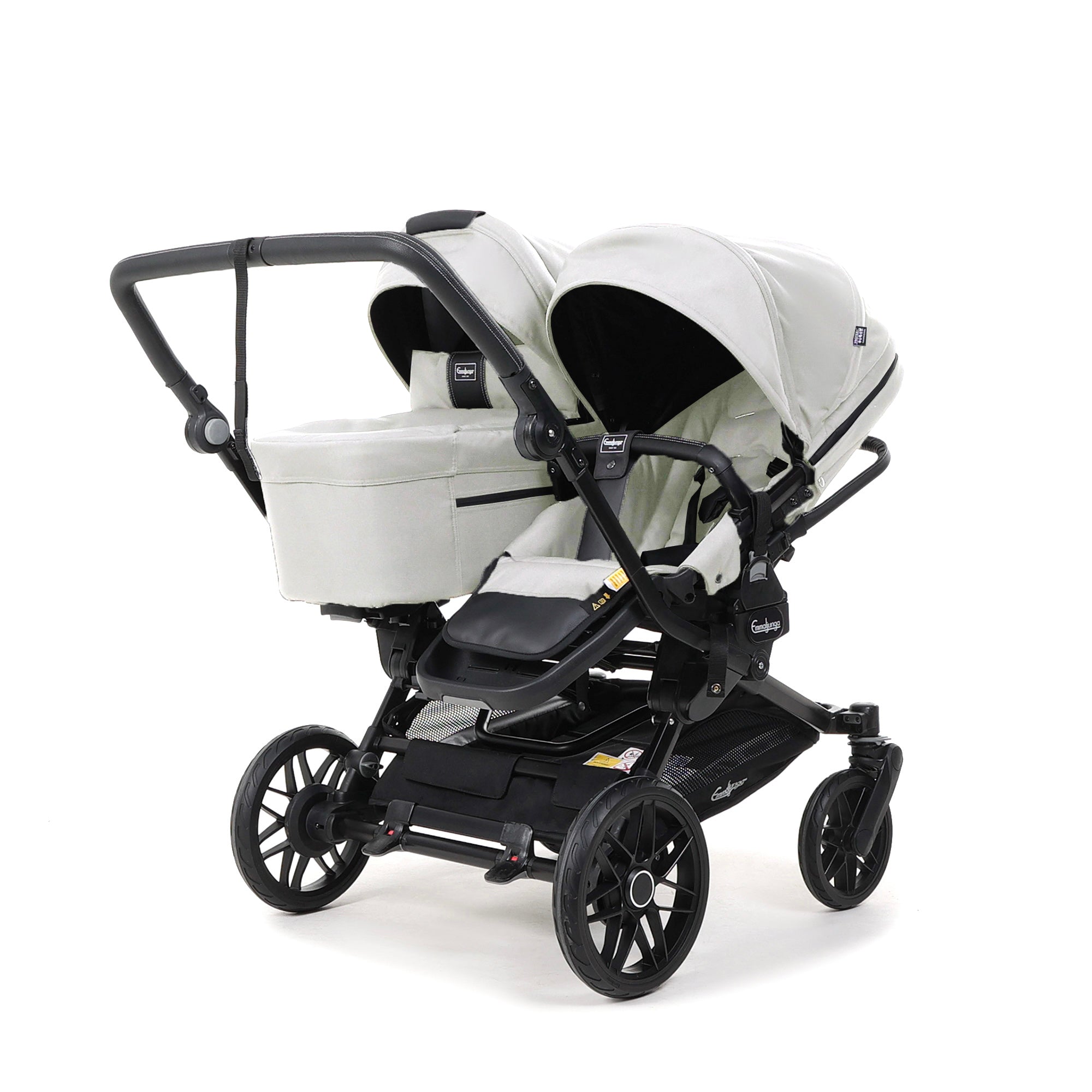 Emmaljunga Double Sento, Urban Pearl Grey