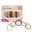 C-ringe Boho Chic, 12 stk.