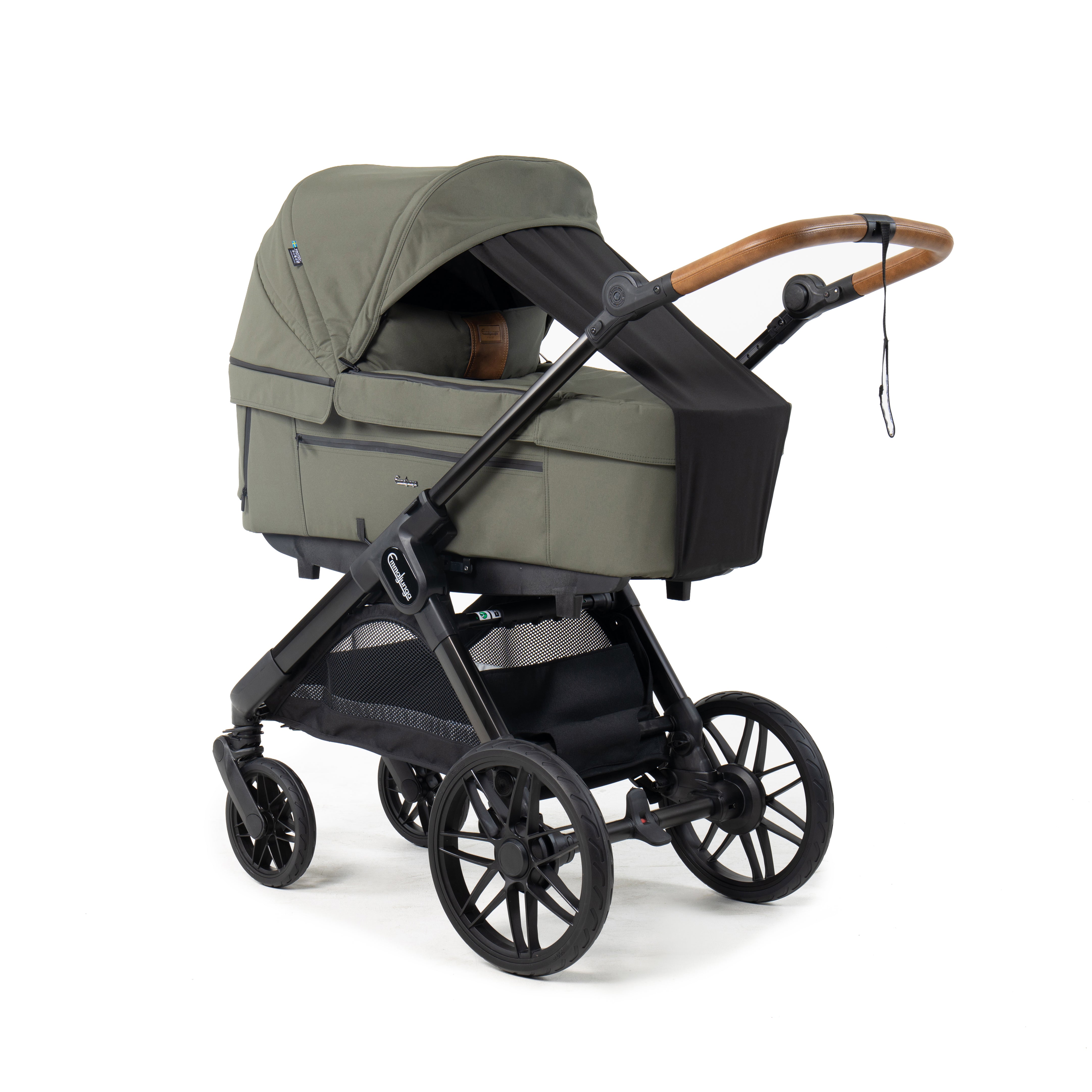 Emmaljunga Big Star SENTO MAX, Outdoor Green 2027 model - Levering September 2027