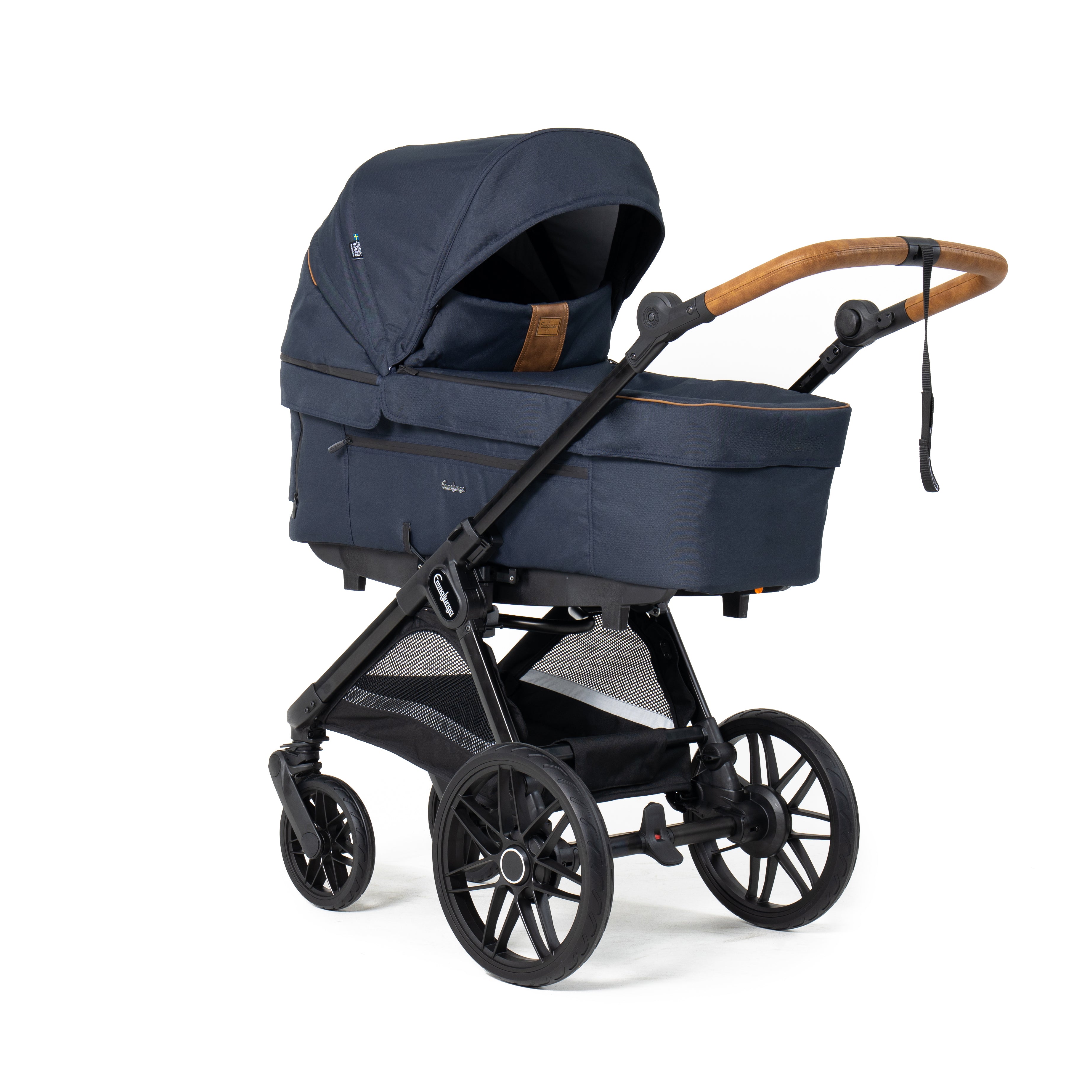 Emmaljunga Big Star Sento Outdoor Navy INCL Flat+ klapvognssæde