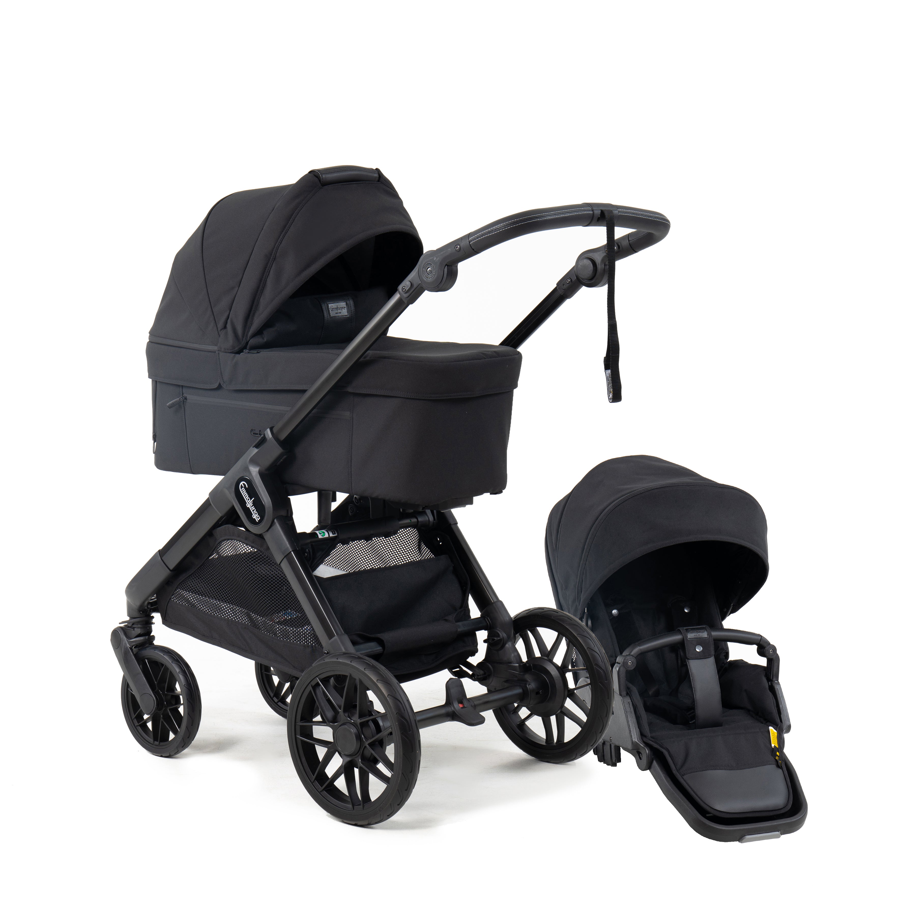 Emmaljunga SENTO Max Flat+, Urban Black 2027 model - Levering September 2026
