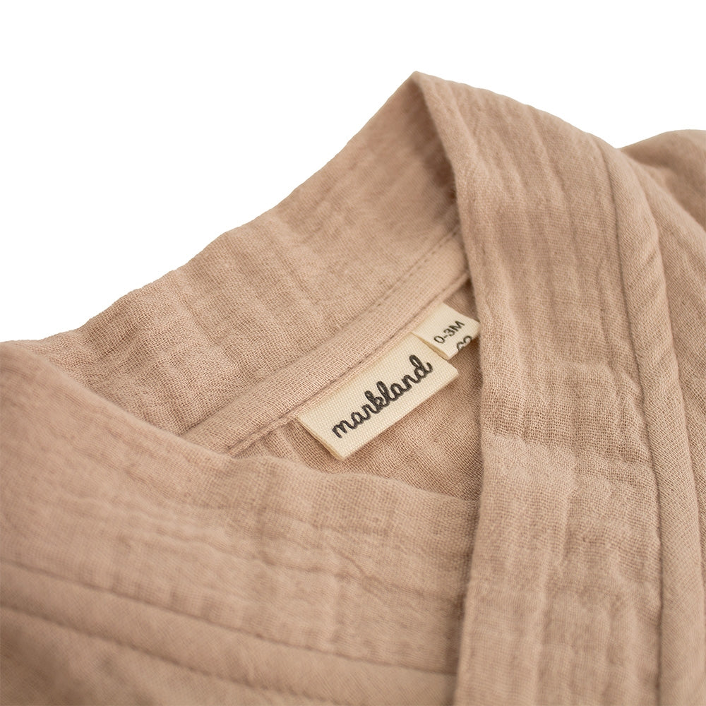 Markland Tiny Cross Over Romper, Light Sand