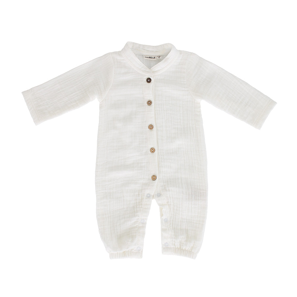 Markland Cozy Closed Romper, Light Beige