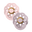 BIBS 2 pack natural rubber, Boheme, Blossom/Dusky Lilac