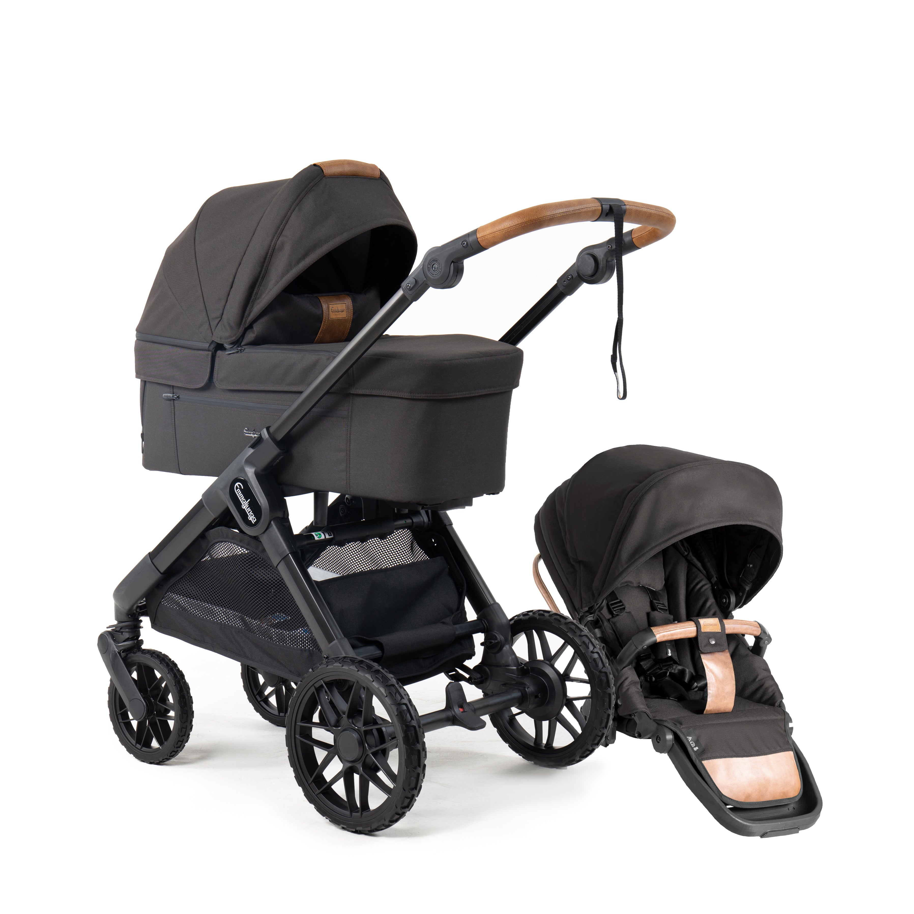 Emmaljunga SENTO Max Ergo, Outdoor Brown 2027 model - Levering September 2026