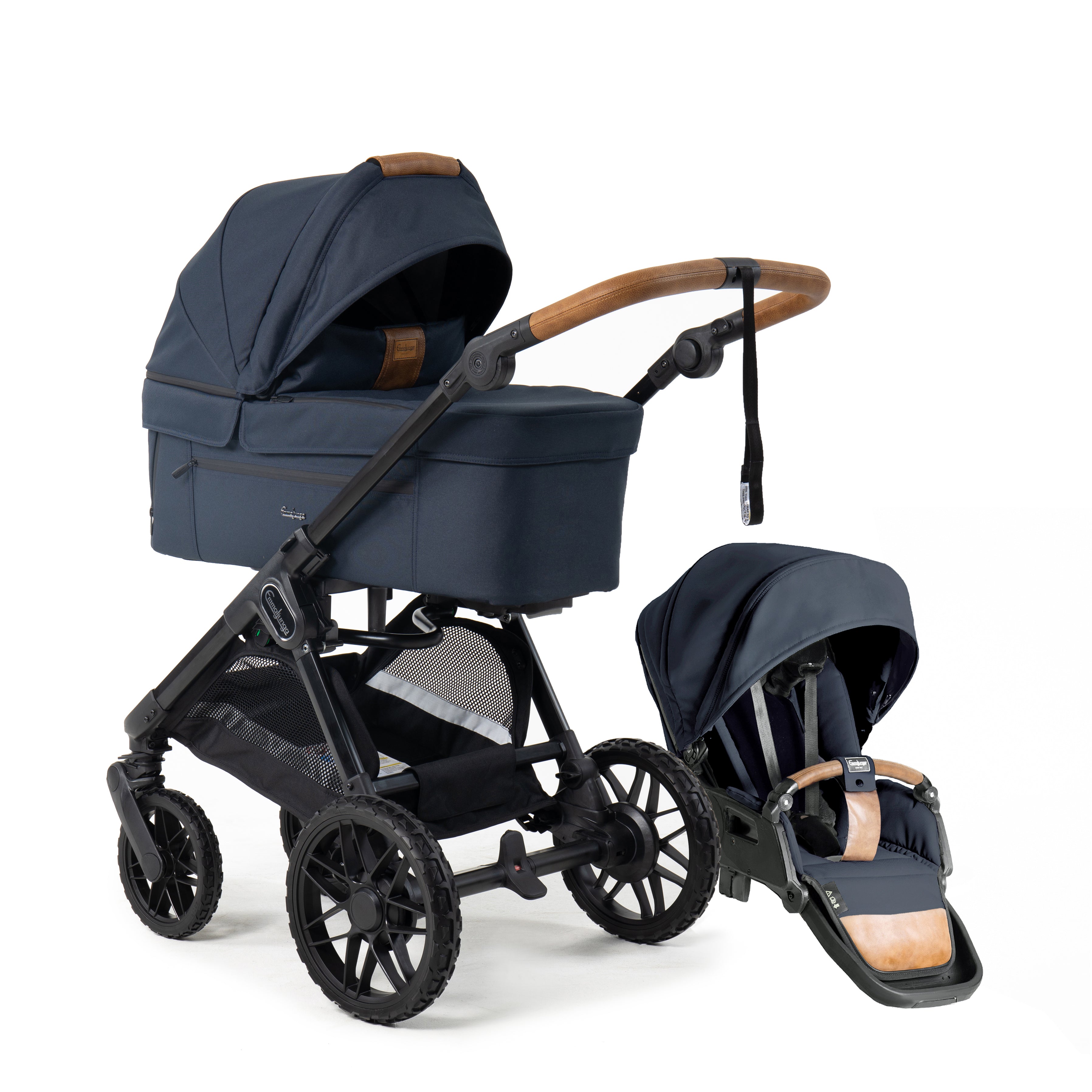Emmaljunga SENTO PRO FLAT+, Outdoor Navy 2027 model - Levering September 2026