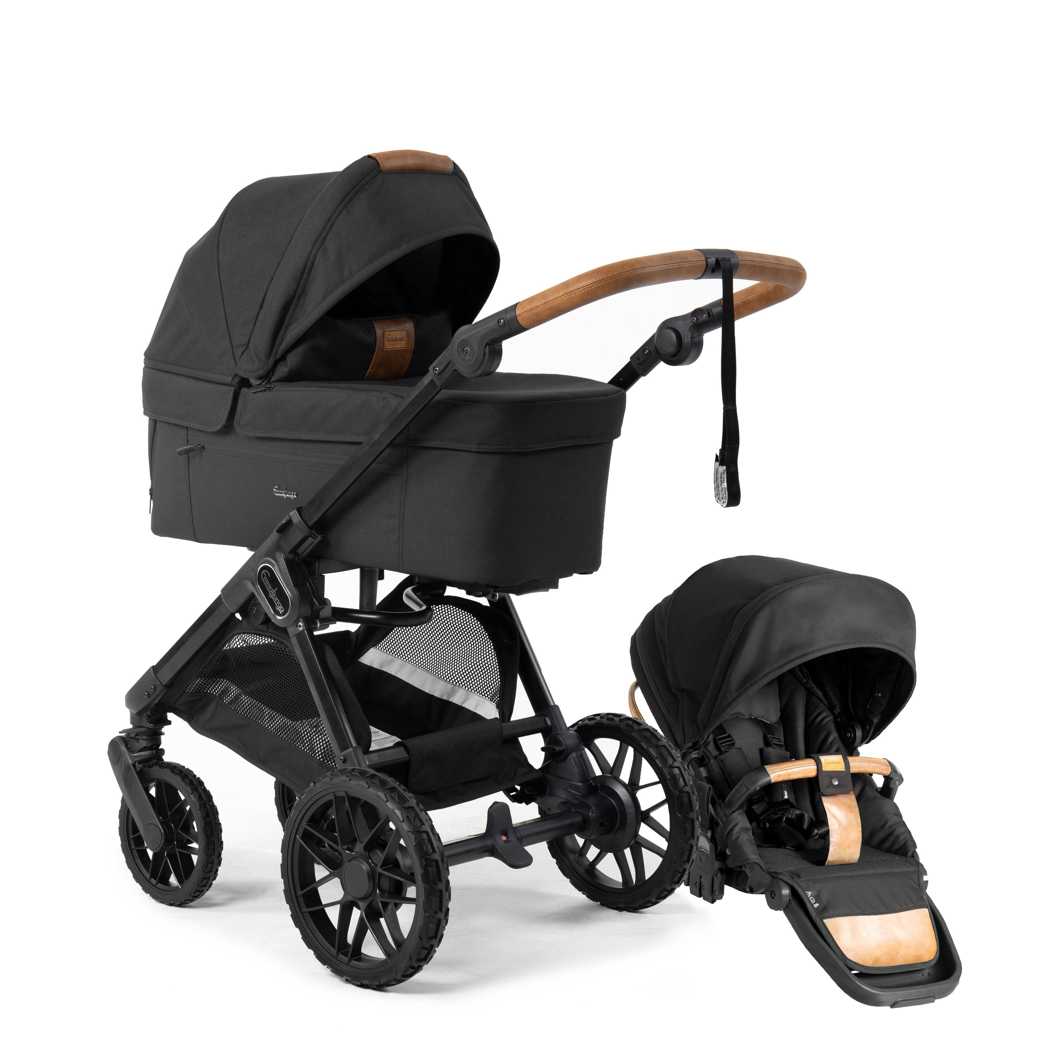 Emmaljunga SENTO PRO Ergo, Outdoor Black 2027 model - Levering September 2026