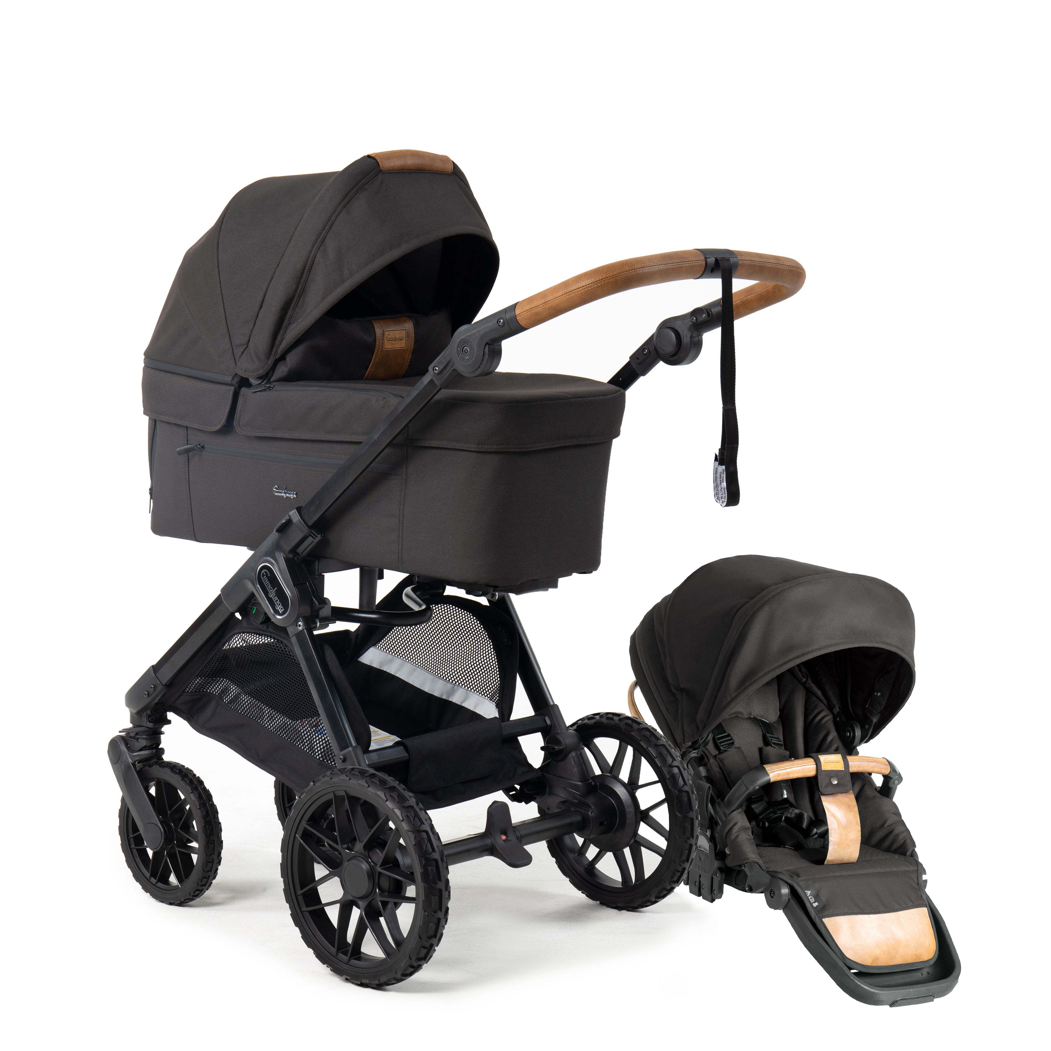 Emmaljunga SENTO PRO Ergo, Outdoor Brown 2027 model - Levering September 2026