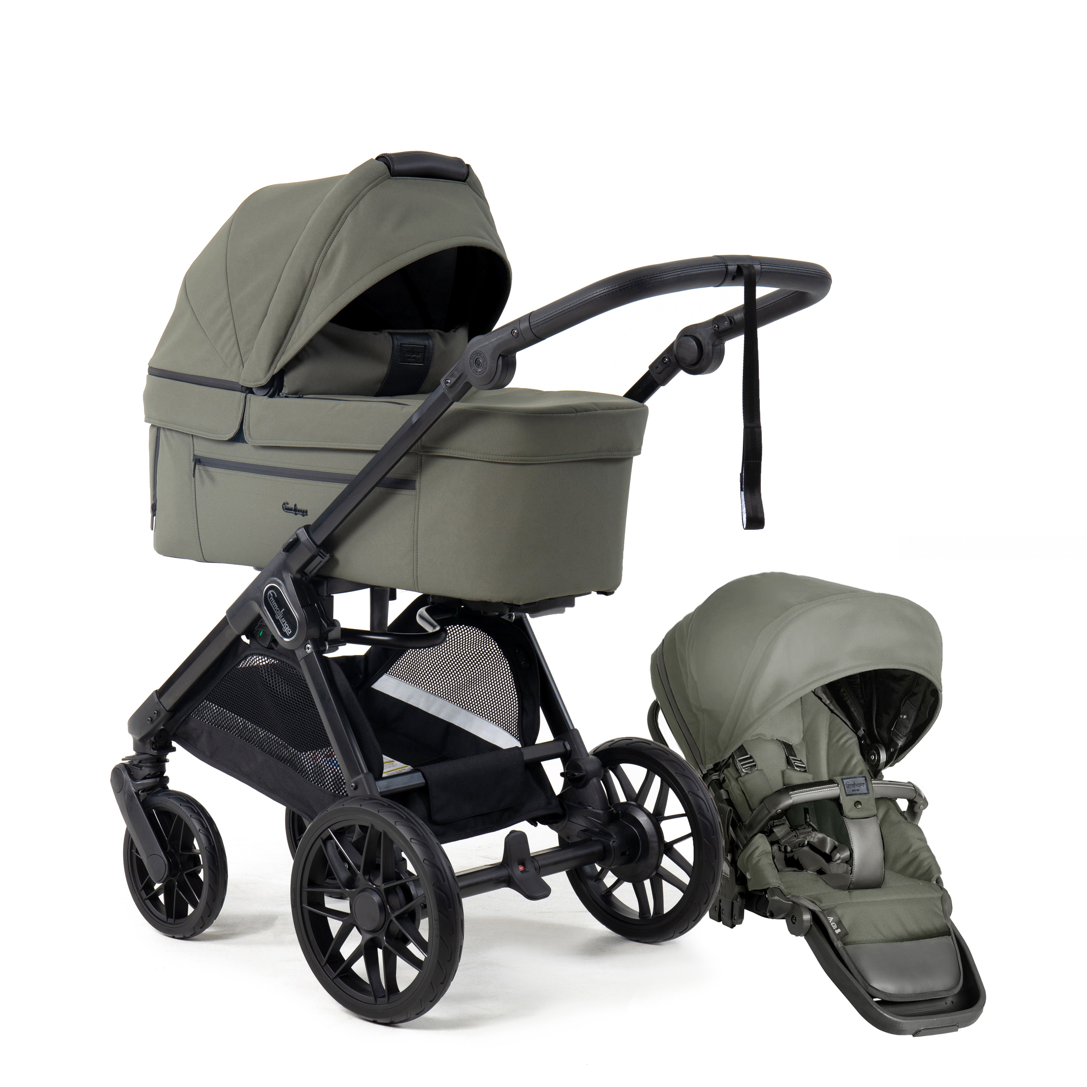 Emmaljunga SENTO PRO Ergo, Urban Green 2027 model - Levering September 2026
