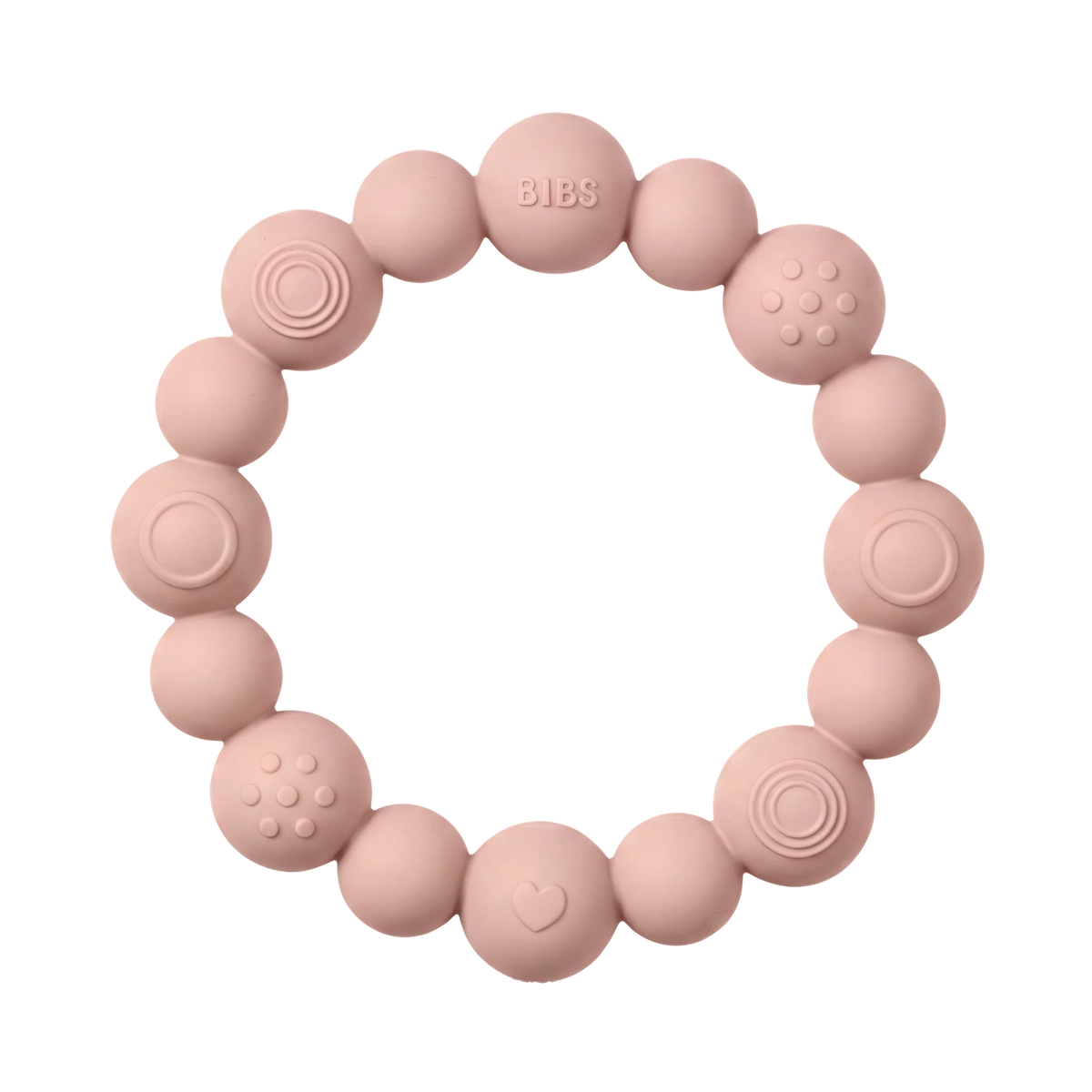 BIBS Bidering med perler - Blush
