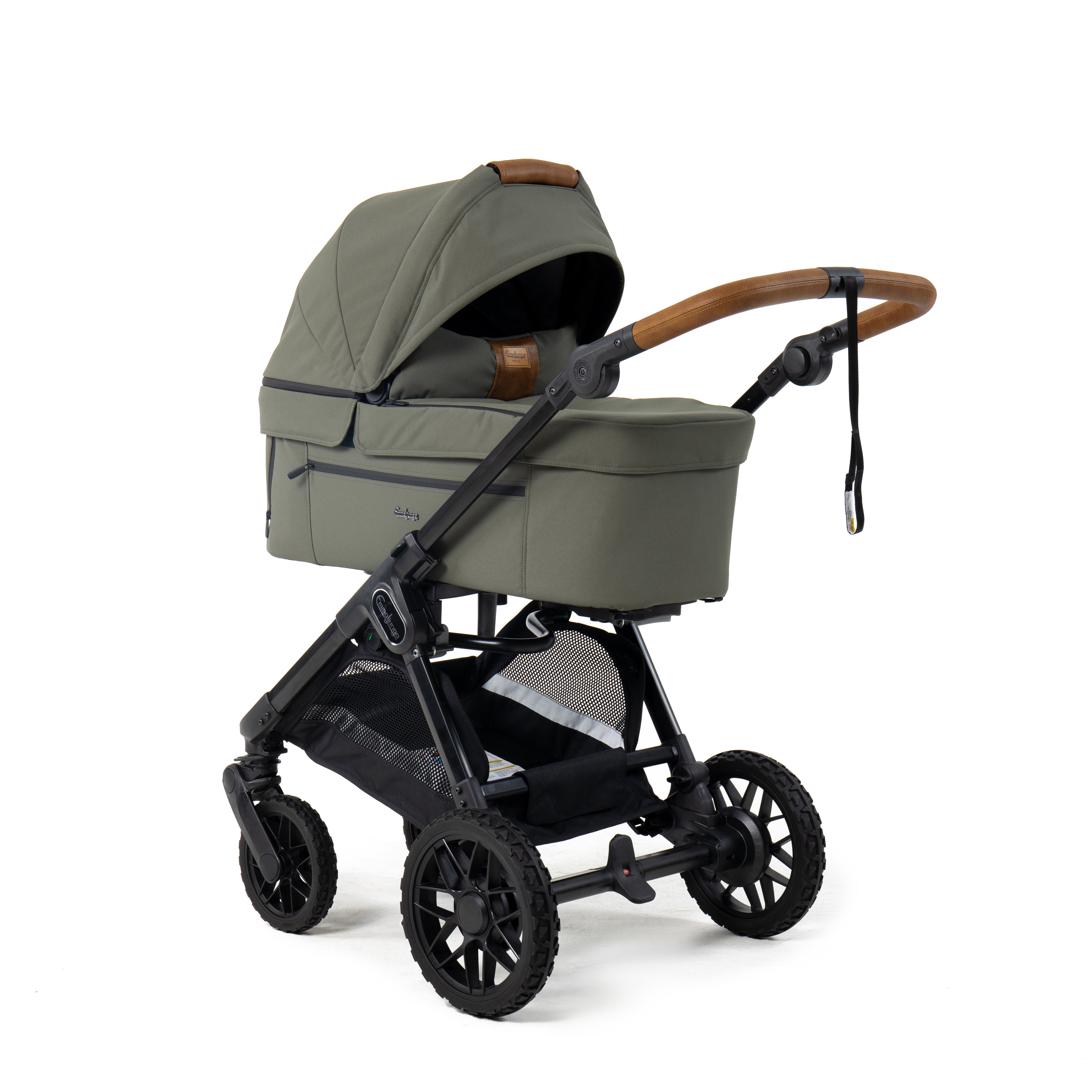 Emmaljunga SENTO FLAT+ Outdoor Green, 2027 model - Levering September 2026