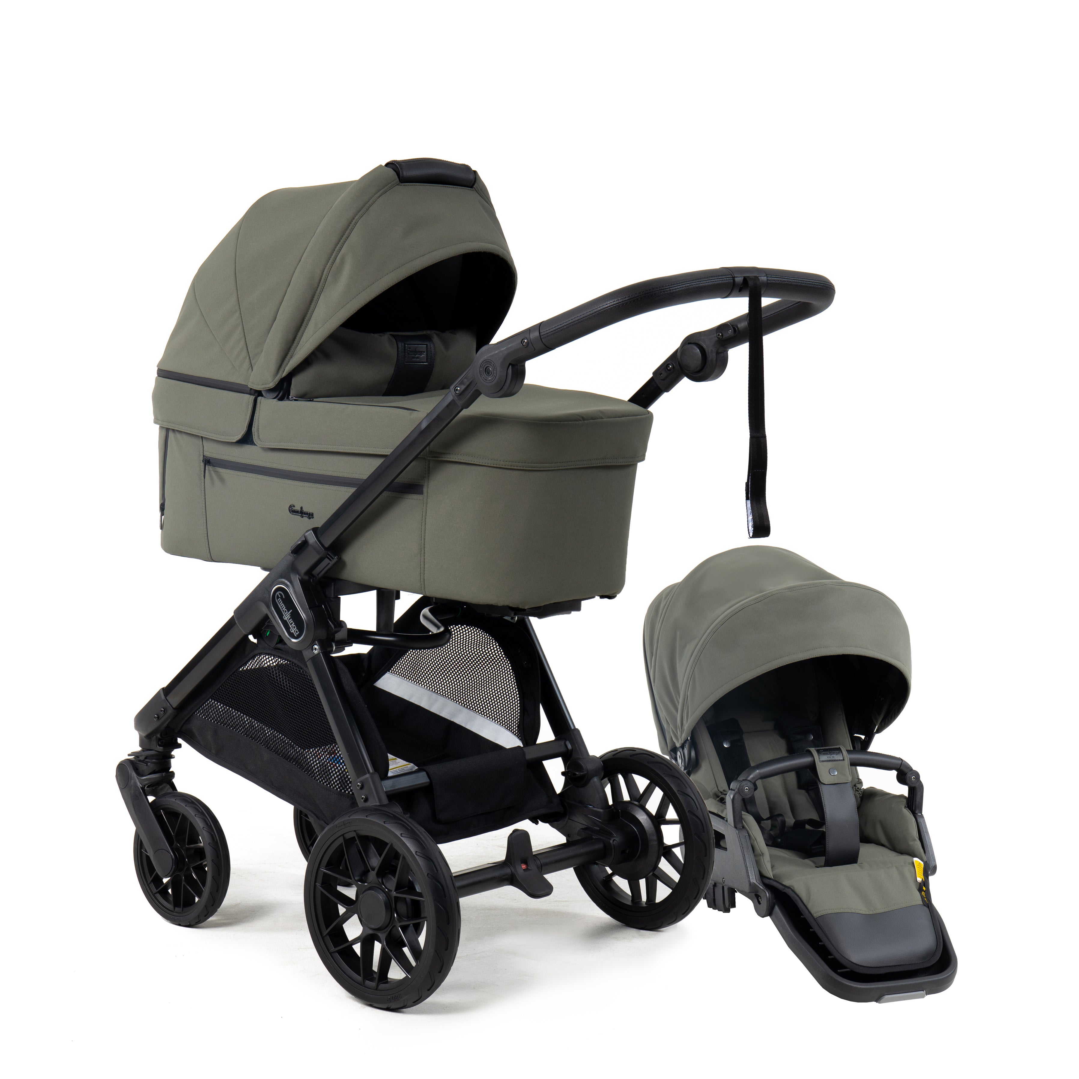 Emmaljunga SENTO FLAT+ Urban Green 2027 model - Levering September 2026