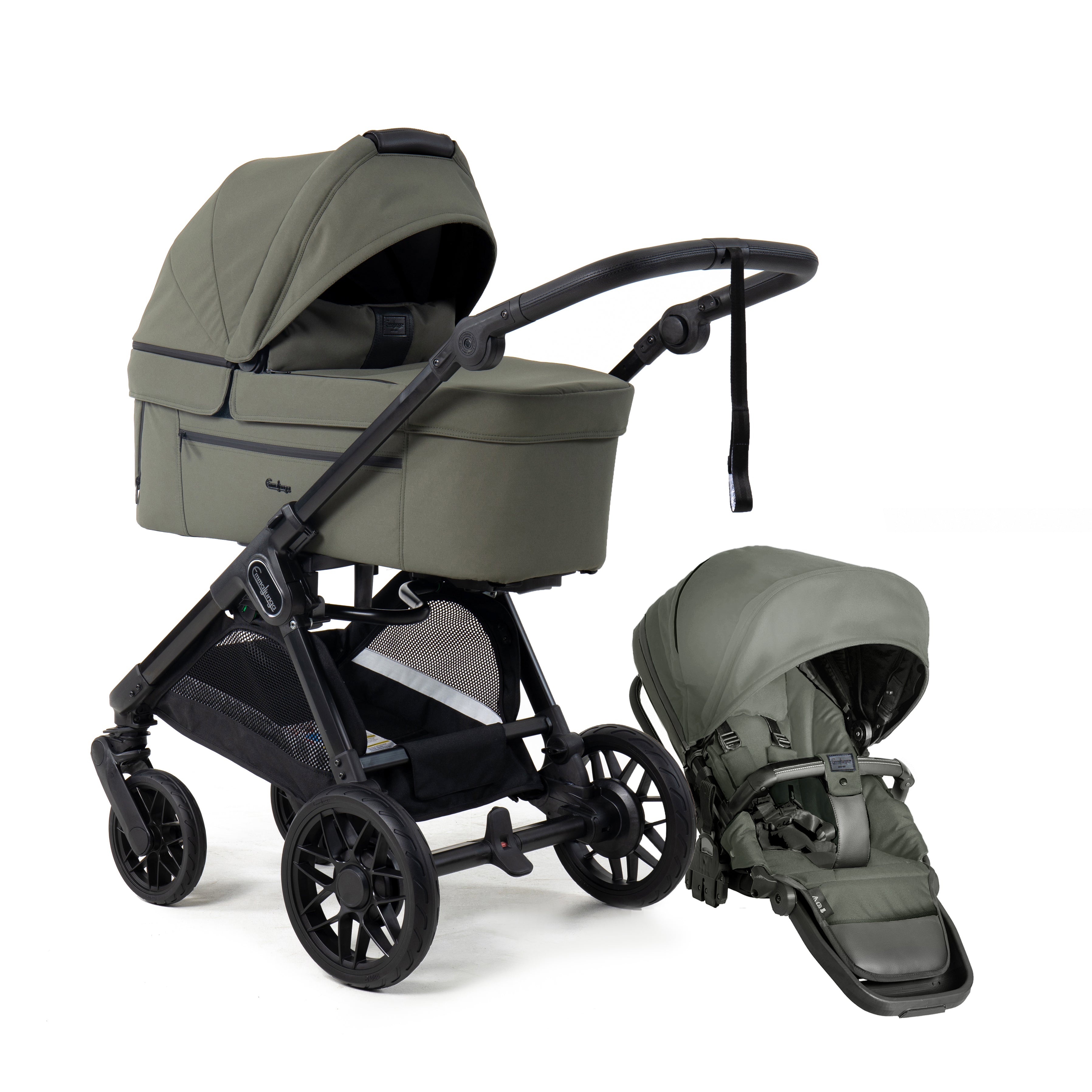 Emmaljunga SENTO ERGO+ Urban Green, 2027 model - Levering September 2026