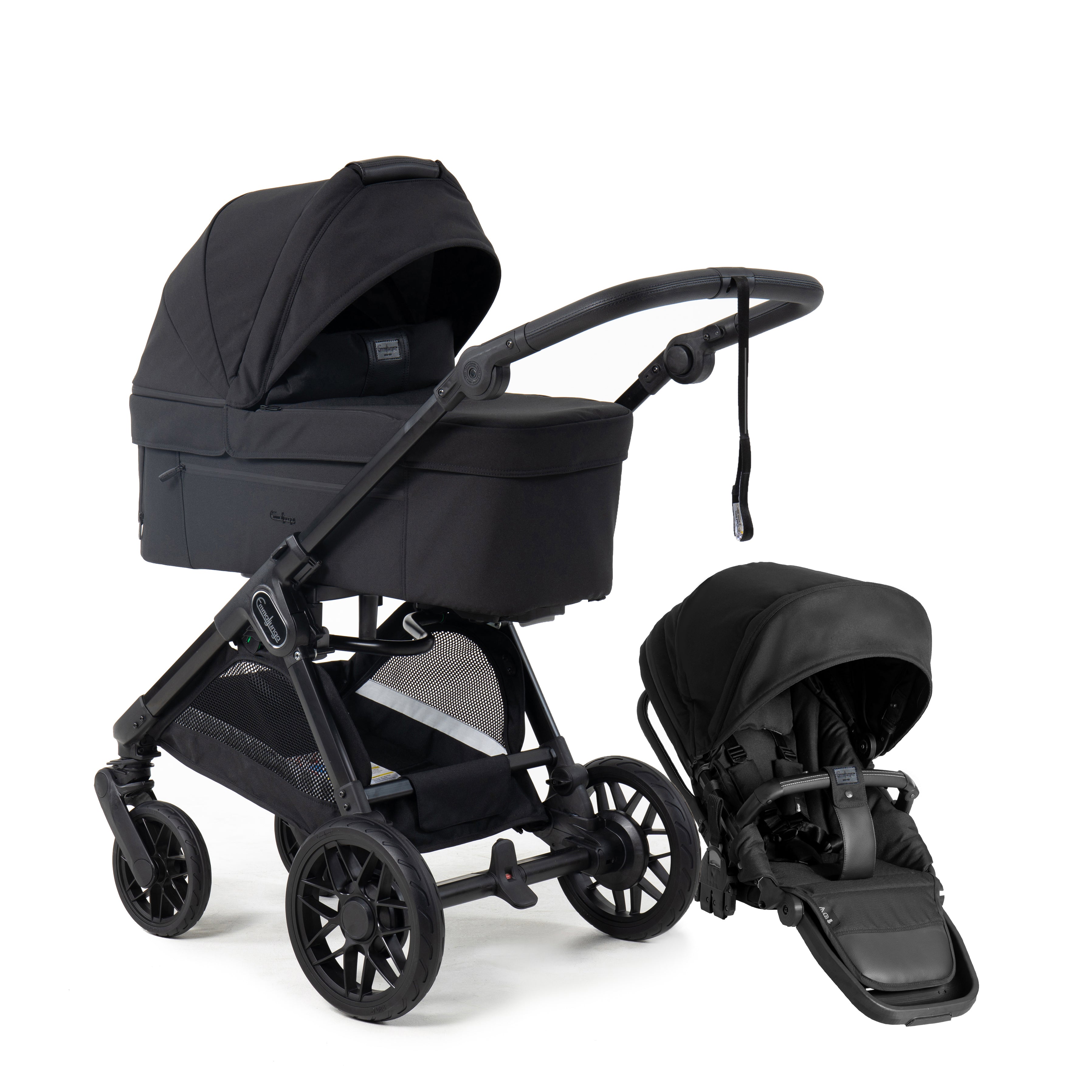 Emmaljunga SENTO ERGO+ Urban Black, 2027 model - Levering September 2026