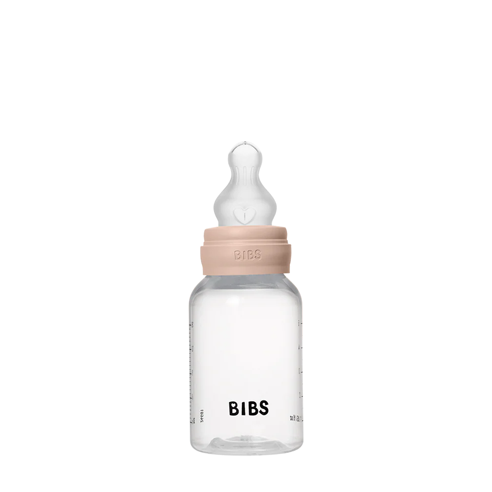 Baby sutteflaske i silikone, 150 ml, rosa