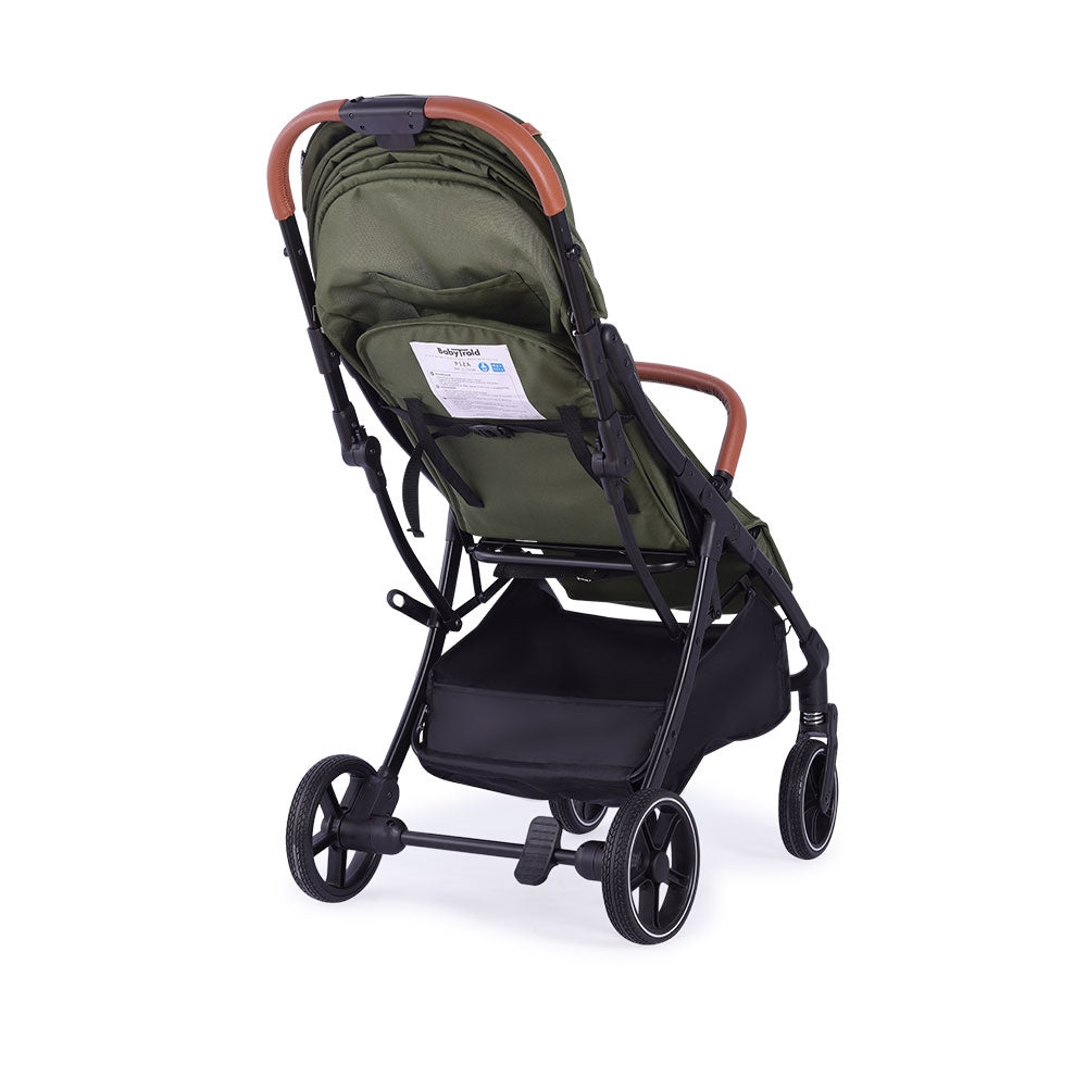 BabyTrold Piza Rejse Klapvogn, Oliven Incl taske
