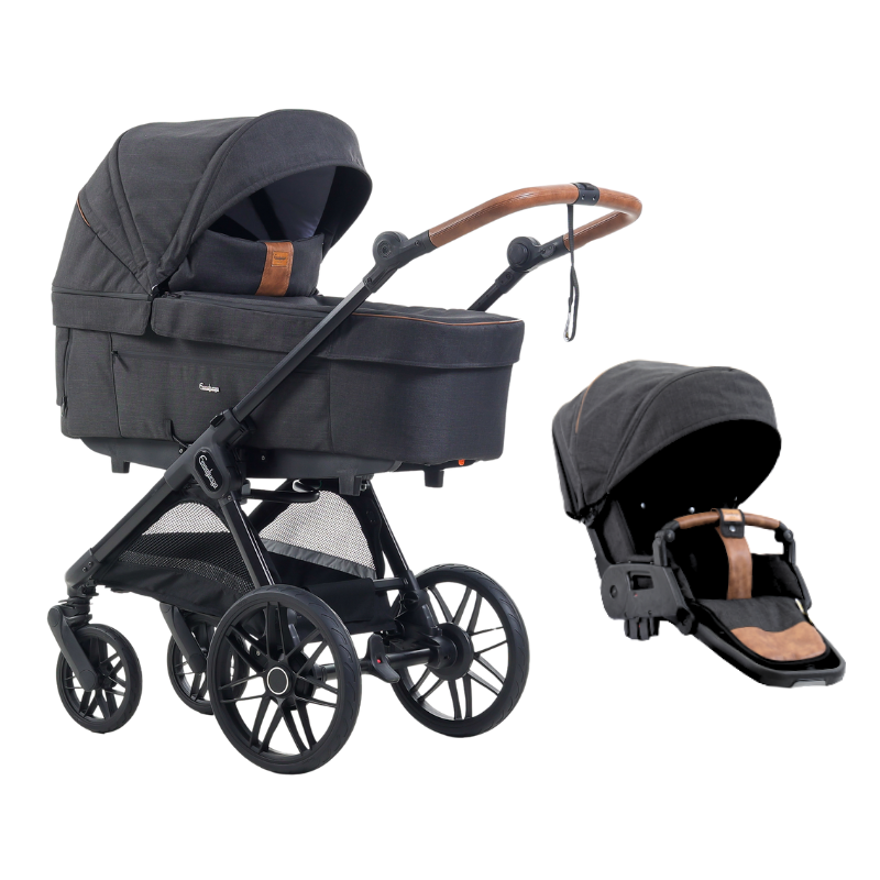 EMMALJUNGA Big Star Sento Incl Flat+ klapvognsæde, Outdoor Trek