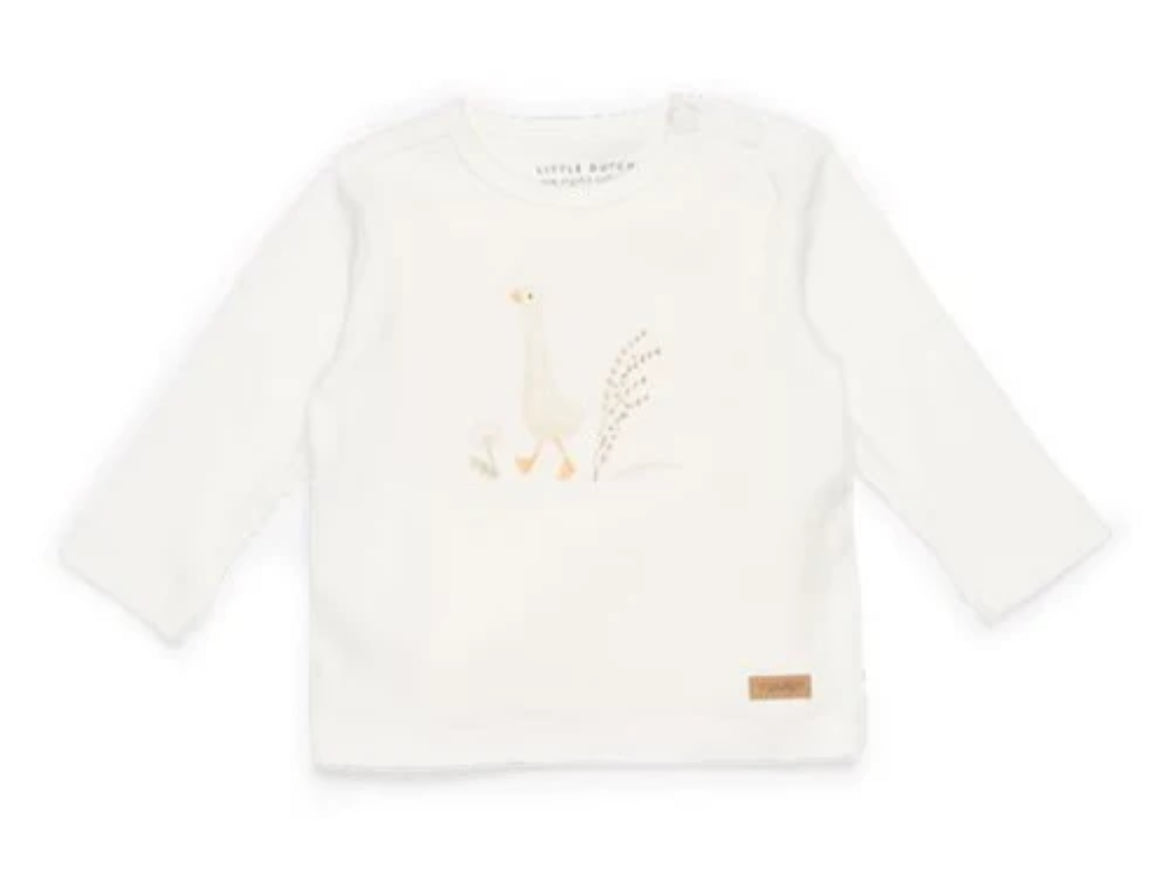 Little Dutch Langærmet T-shirt, Little Goose