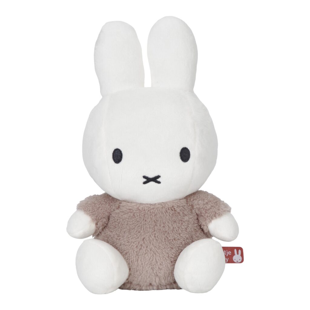 Miffy Krammebamse 35cm - Fluffy Taupe