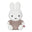 Miffy Krammebamse 35cm - Fluffy Taupe