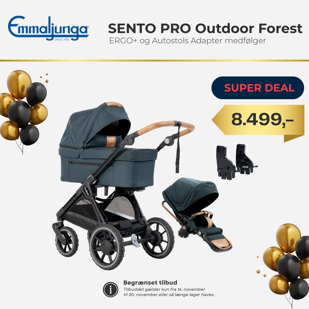 Emmaljunga SENTO PRO ERGO+, Outdoor Forest SUPERDEAL