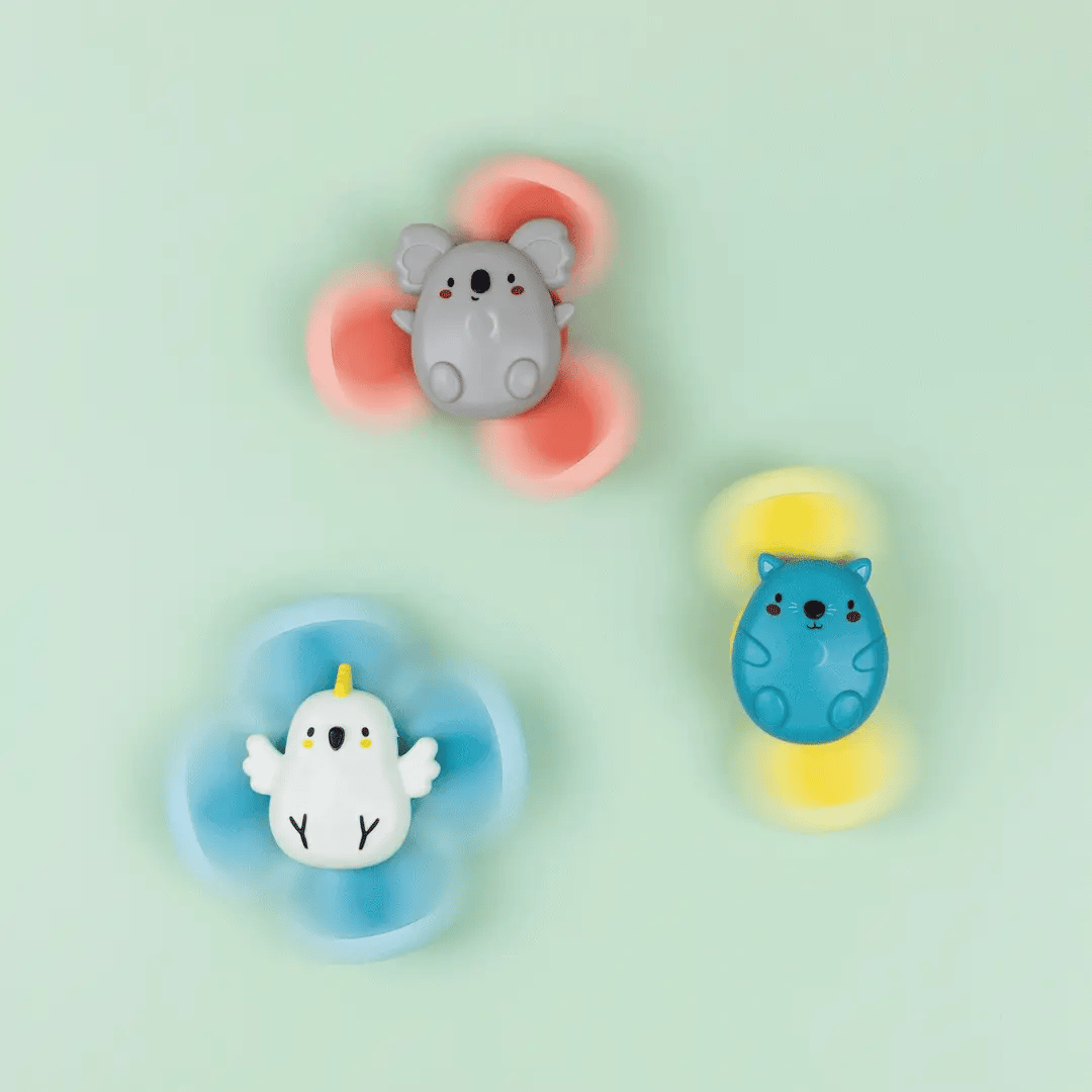 Tiger Tribe Sensory Spinners, 3 stk australske dyr