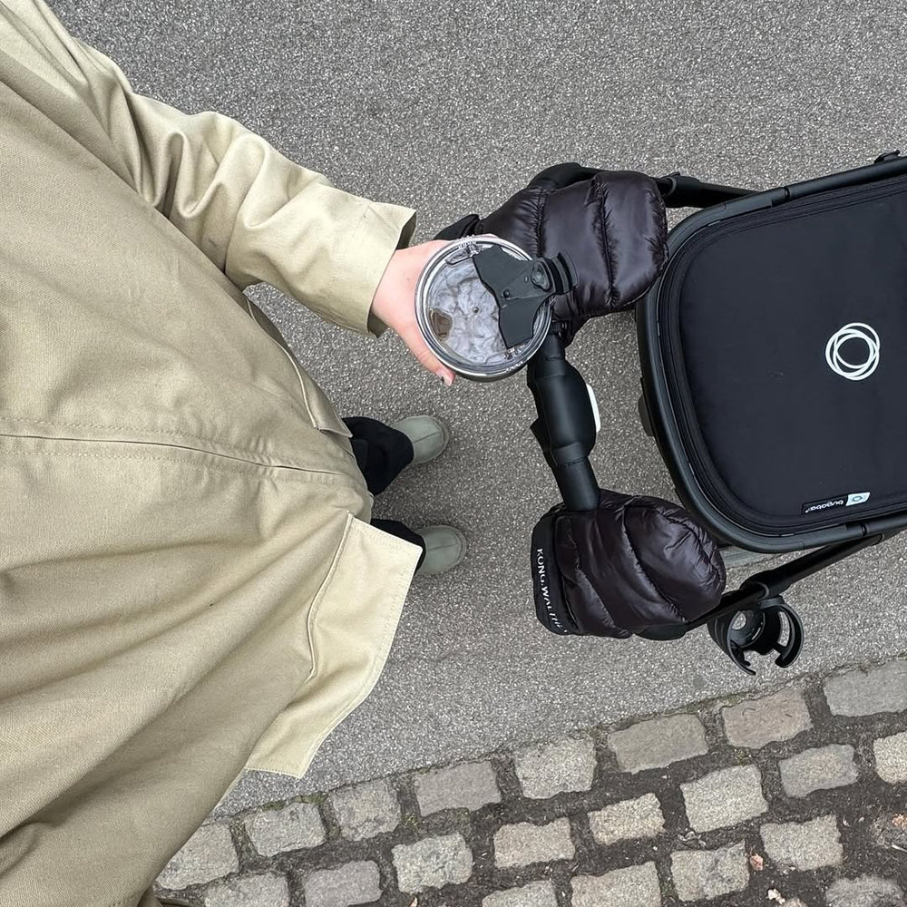 Kong.Walther Østerbro Puffer Handsker, Sort