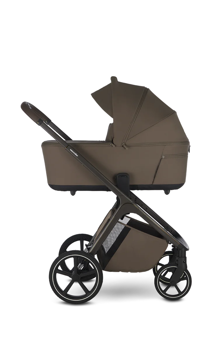 EasyWalker Zoey Go kombivogn incl liggedel og klapvognssæde, Chestnut Brown