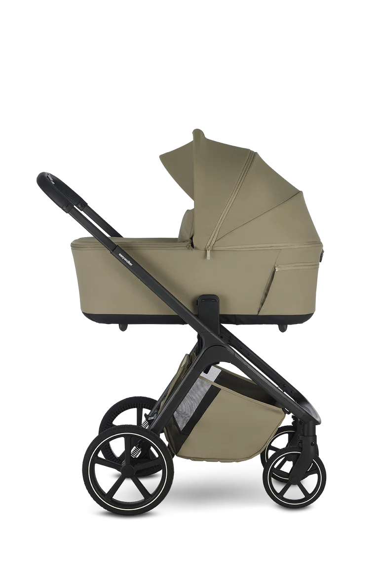 EasyWalker Zoey Go kombivogn incl liggedel og klapvognssæde, Moss Green