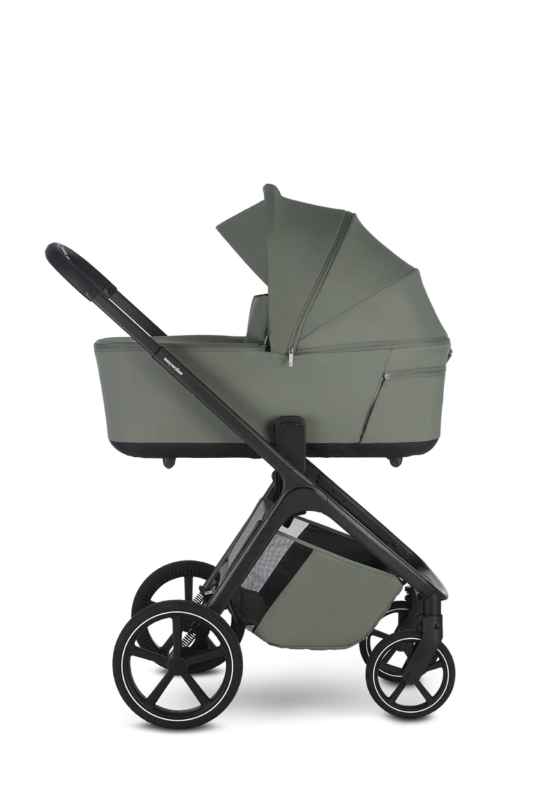 EasyWalker Zoey Go kombivogn incl liggedel og klapvognssæde, Mineral Green