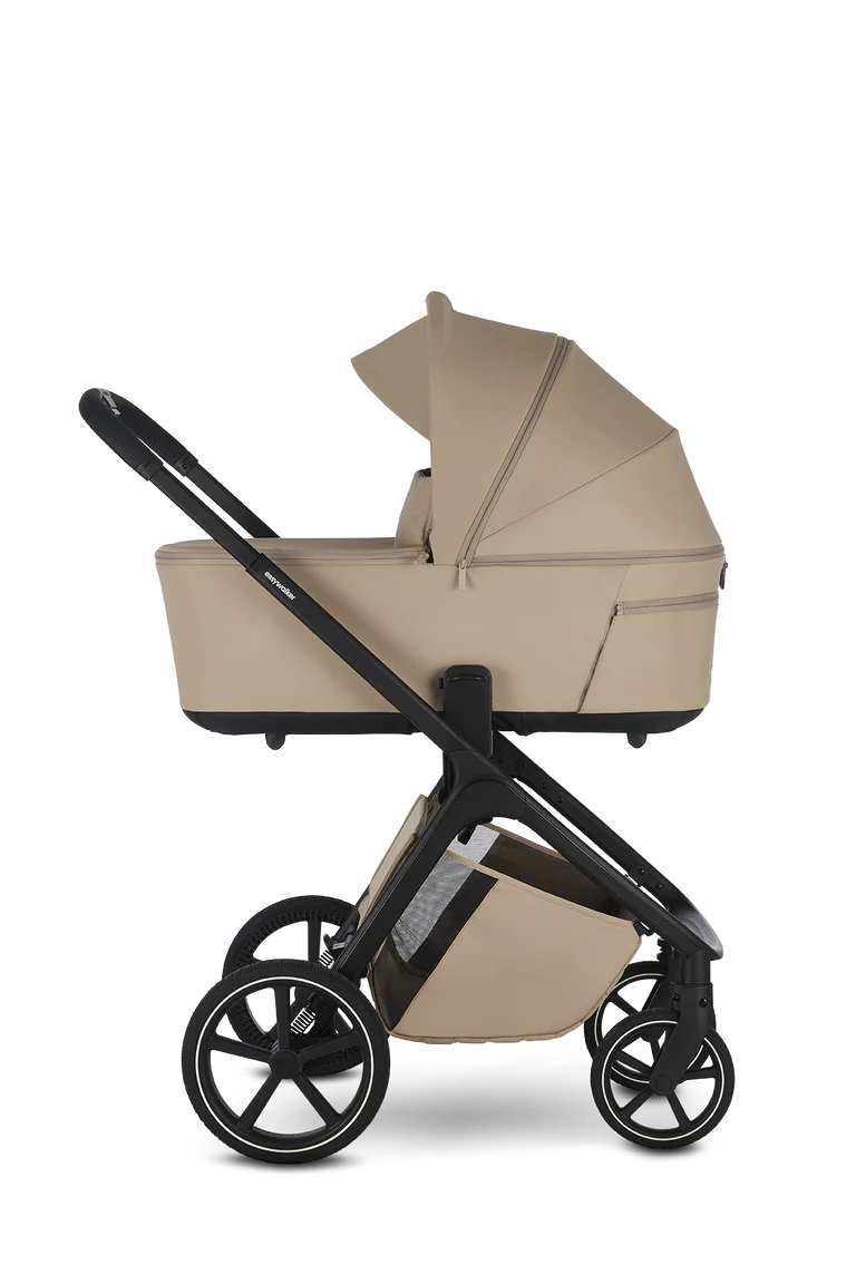 EasyWalker Zoey Go kombivogn incl liggedel og klapvognssæde, Sand Taupe