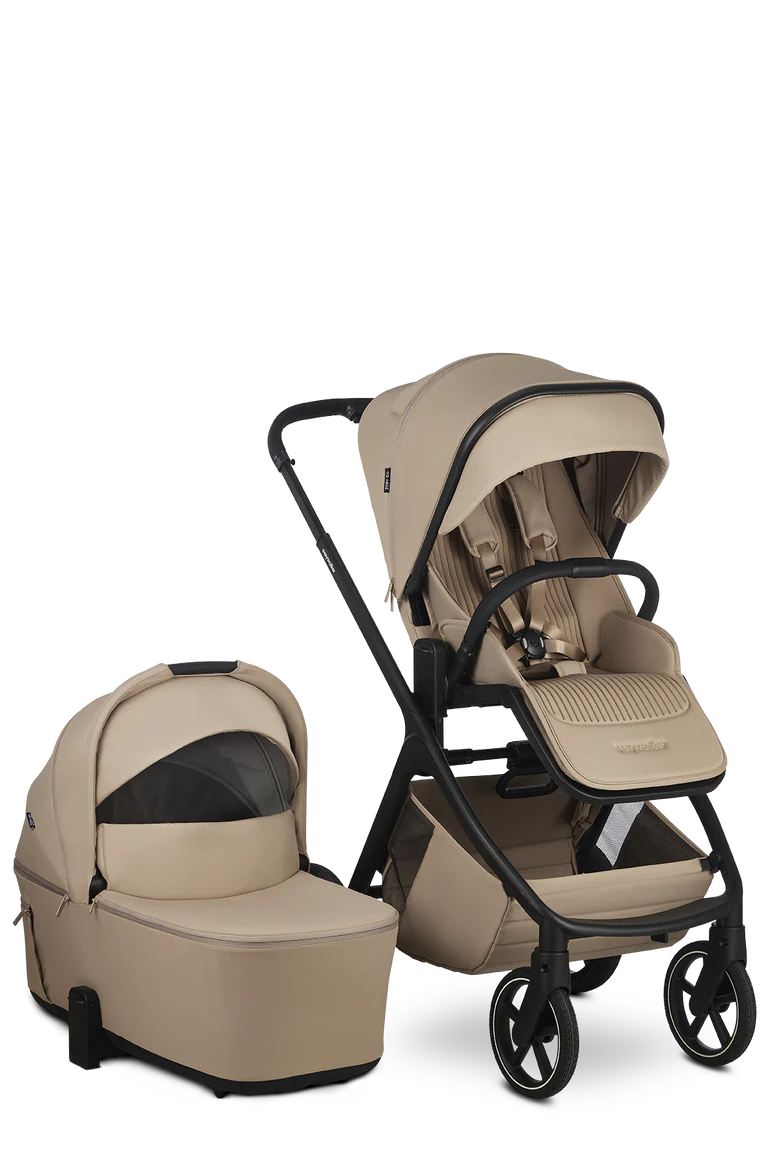 EasyWalker Zoey Go kombivogn incl liggedel og klapvognssæde, Sand Taupe