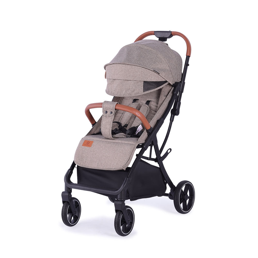 BabyTrold Piza Rejse Klapvogn, Sand, Incl taske
