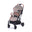 BabyTrold Piza Rejse Klapvogn, Sand, Incl taske