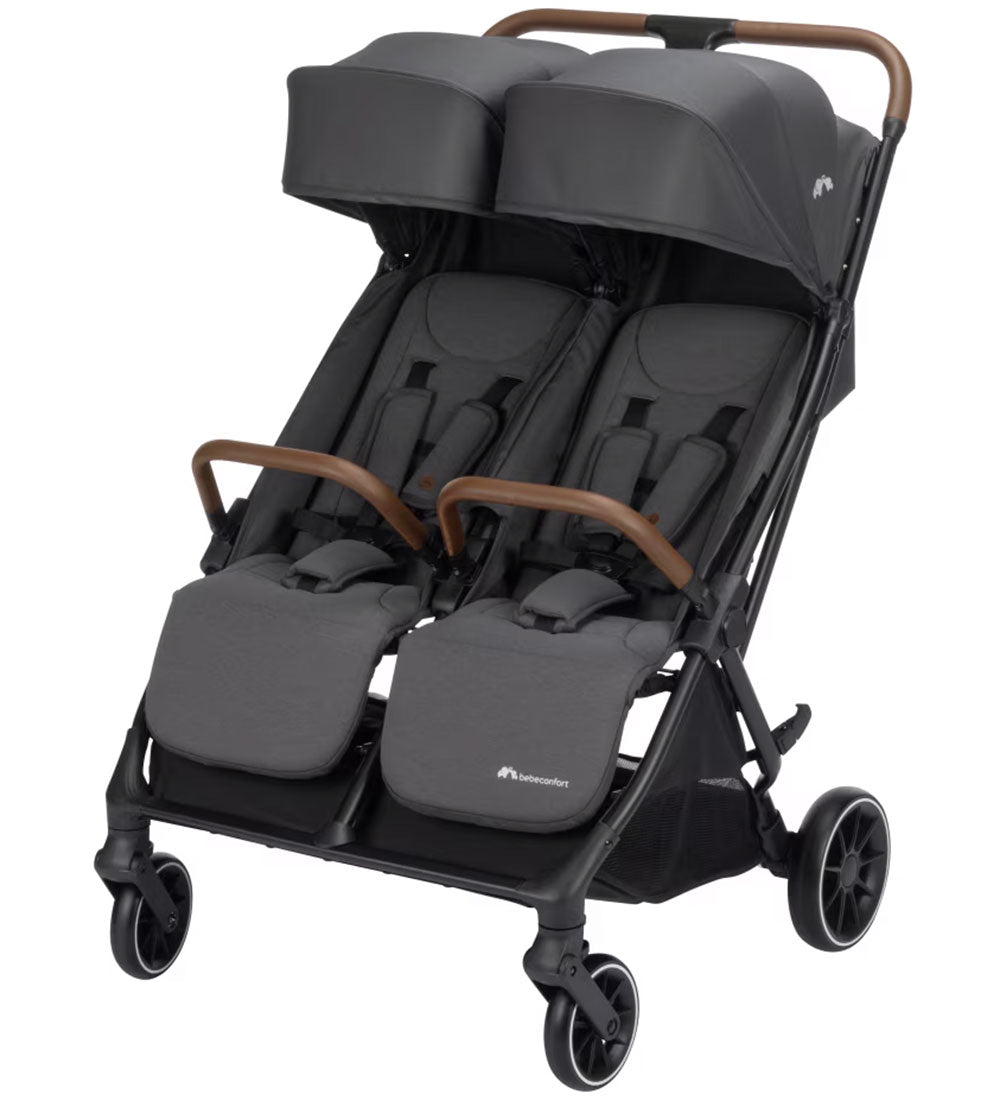 BebeConfort Tvillinge rejsevogn, Mane, Graphite Grey