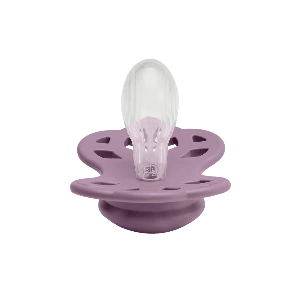 BIBS infinity 2 PACK i silikone, Violet Sky / Mauve