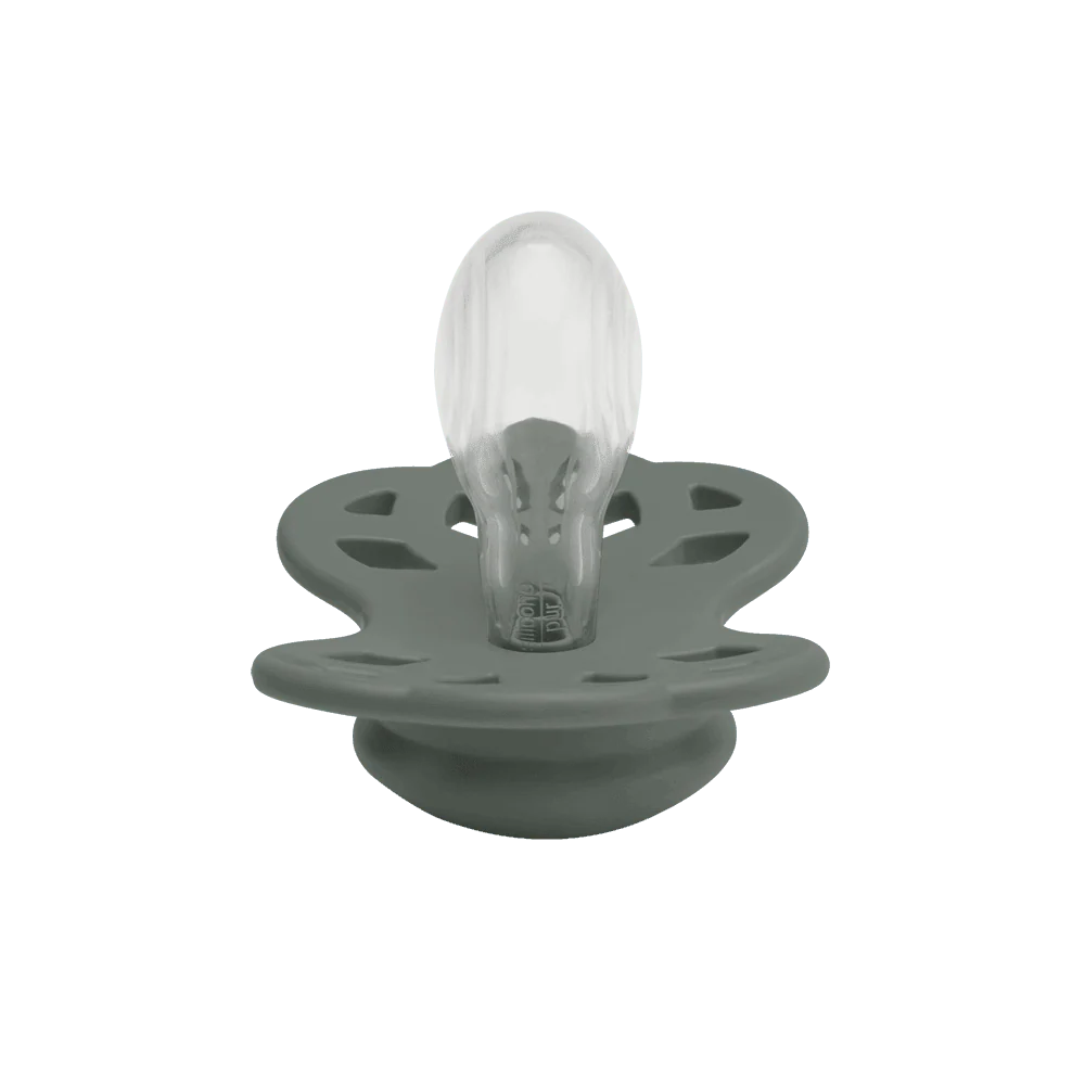 BIBS infinity 2 PACK i silikone, Vanilla / Pine