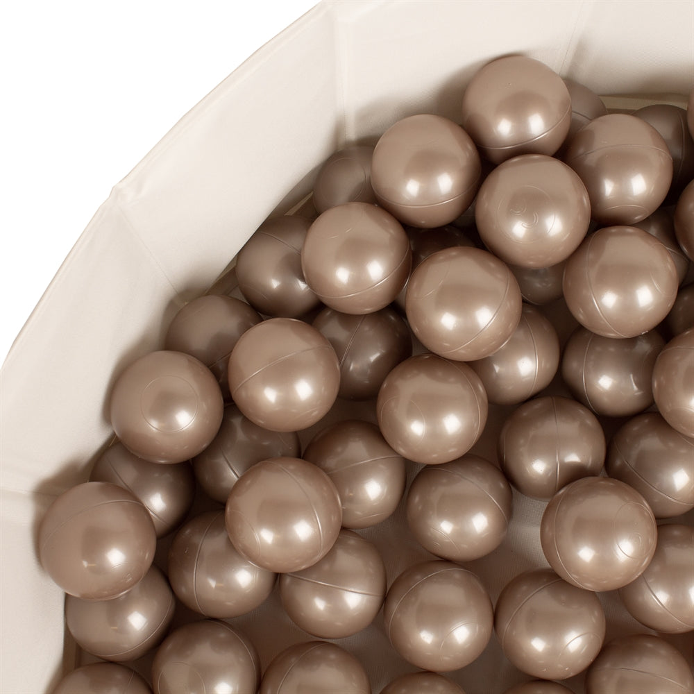 BabyTrold Folde-Boldbassin m. bolde, Beige