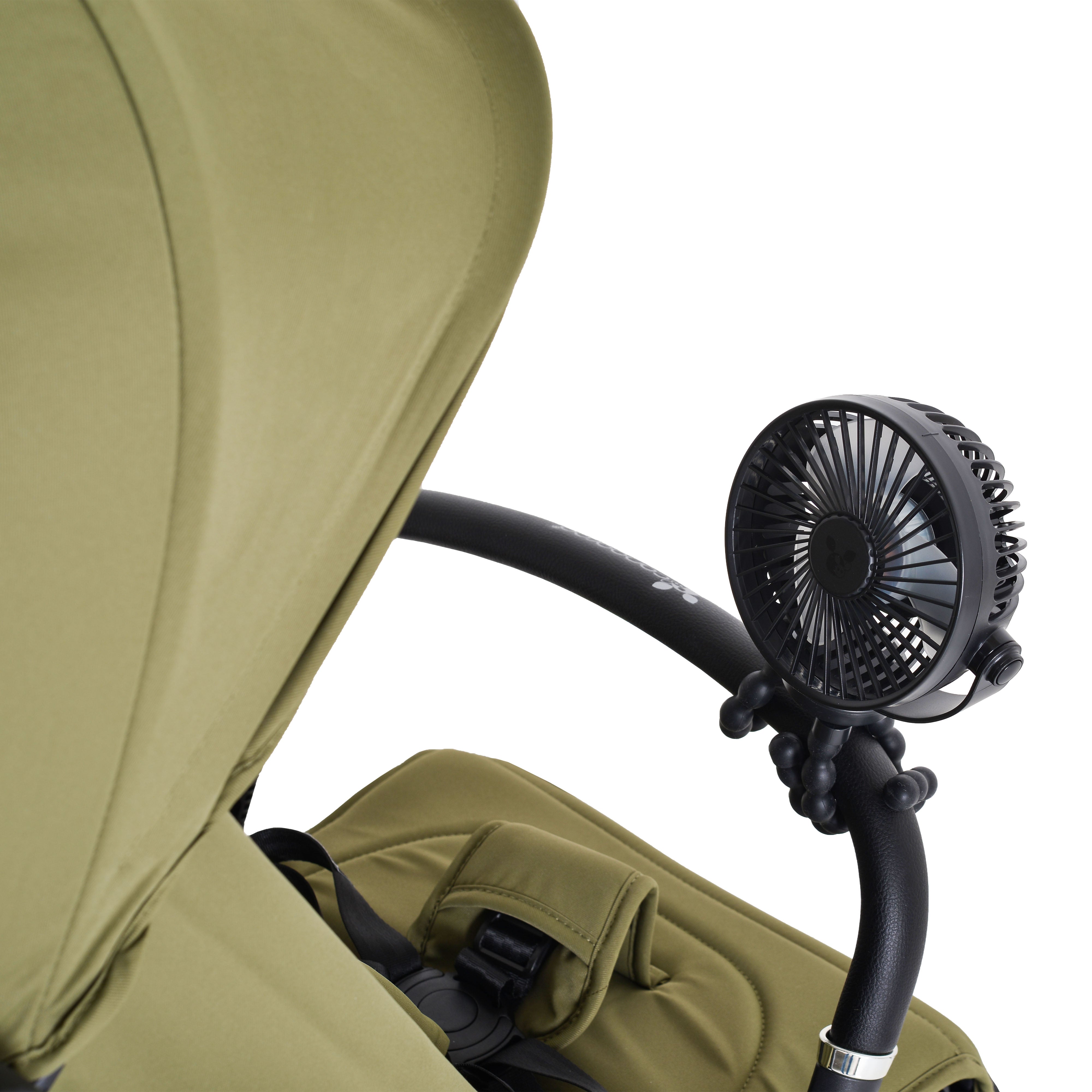 Vento Barnevognsventilator, sort