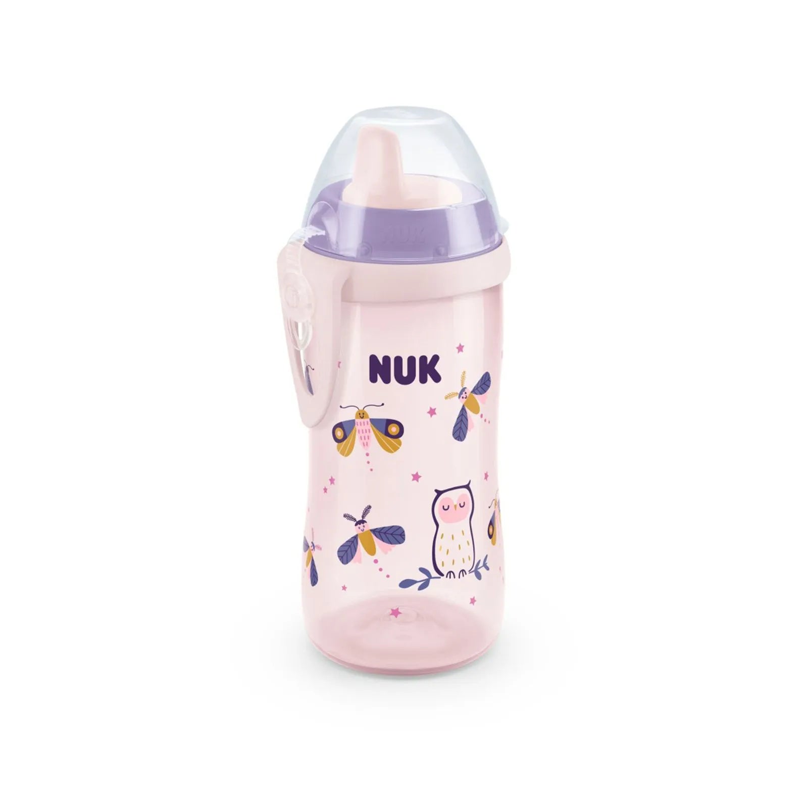 NUK Kiddy Cup, Glow in the Dark  300 ml, Pink